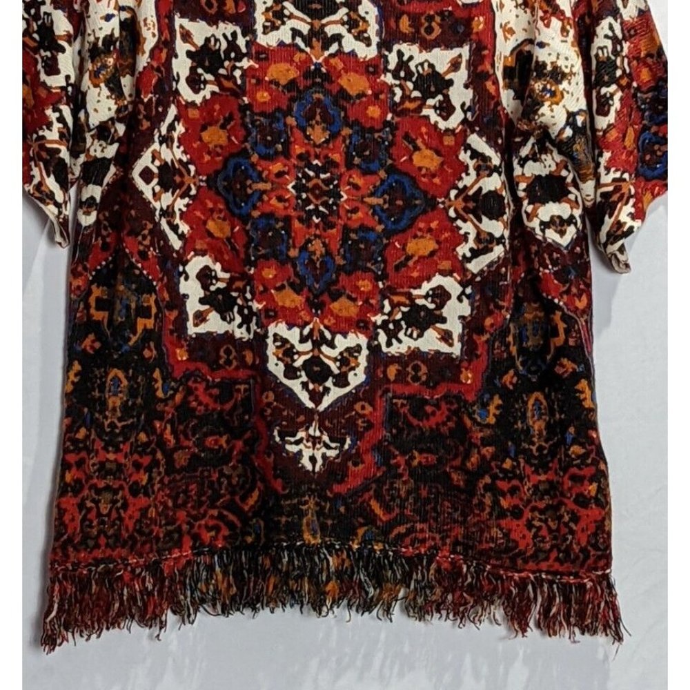 Ruby Rd. Large Top Fringe COLORFUL Stretchy COMFY - Picture 3 of 9